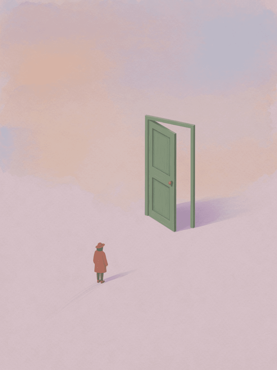 홀로 뜬 문